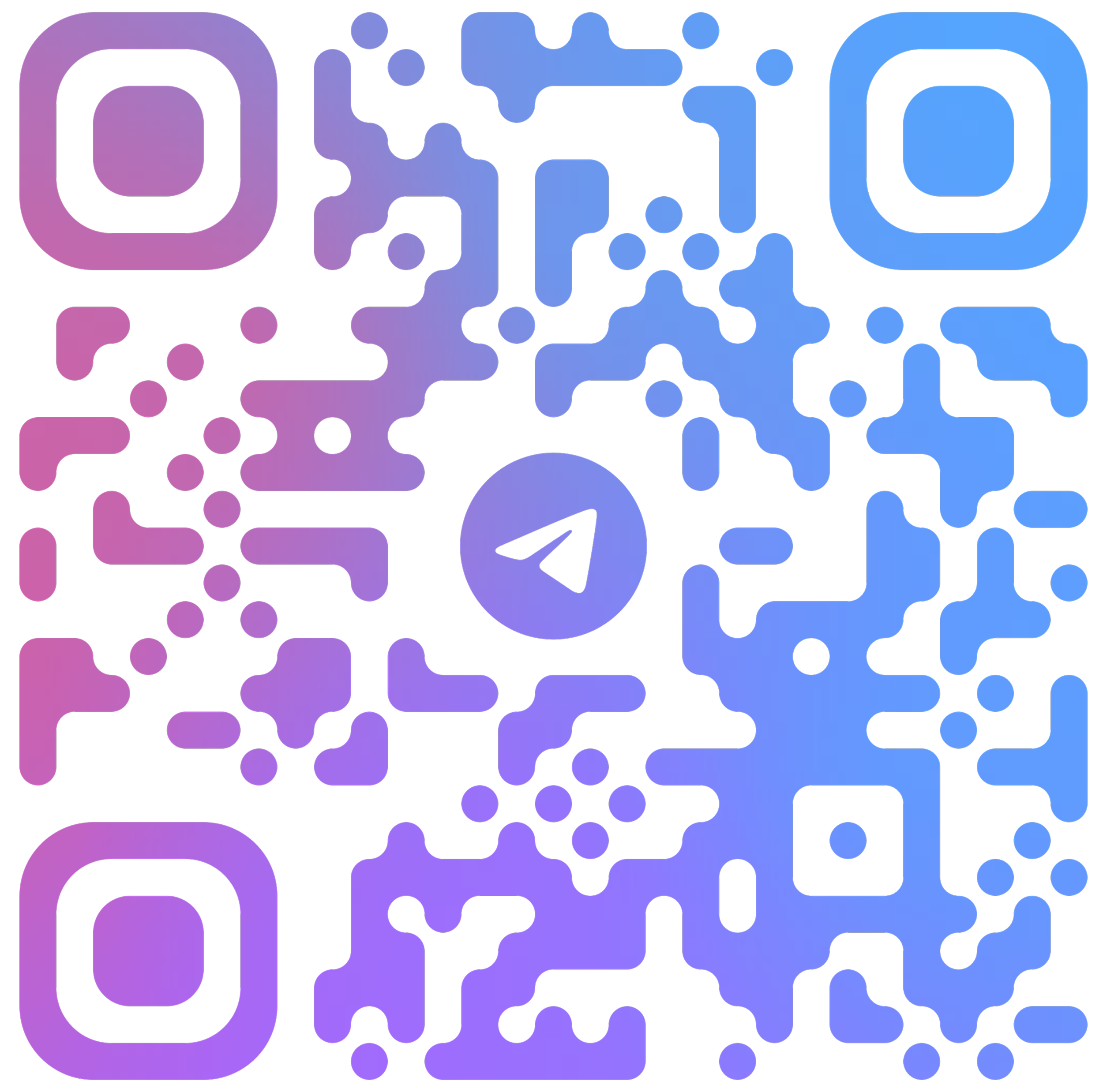 QR-код Telegram-канала